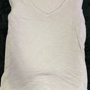 PINK Victoria's Secret Light Lilac/Grayish V-Neck Top